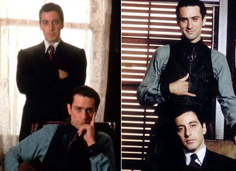 Pacino and De Niro my two favorites | The godfather, Godfather