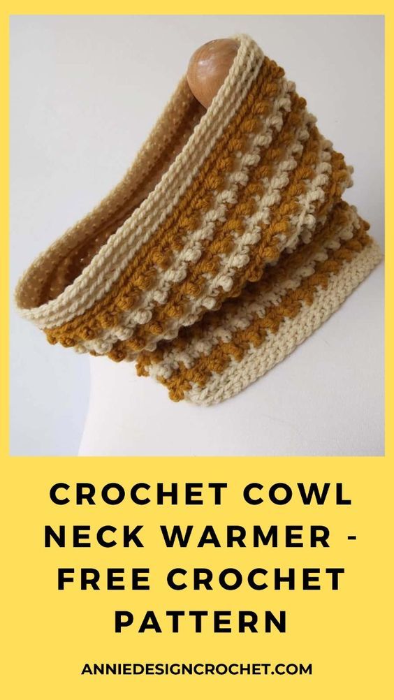 Crochet Cowl Neck Warmer - Free Pattern
