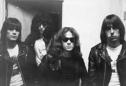 The Ramones at Max’s Kansas City, 1976. Photo by Uwe Möntmann