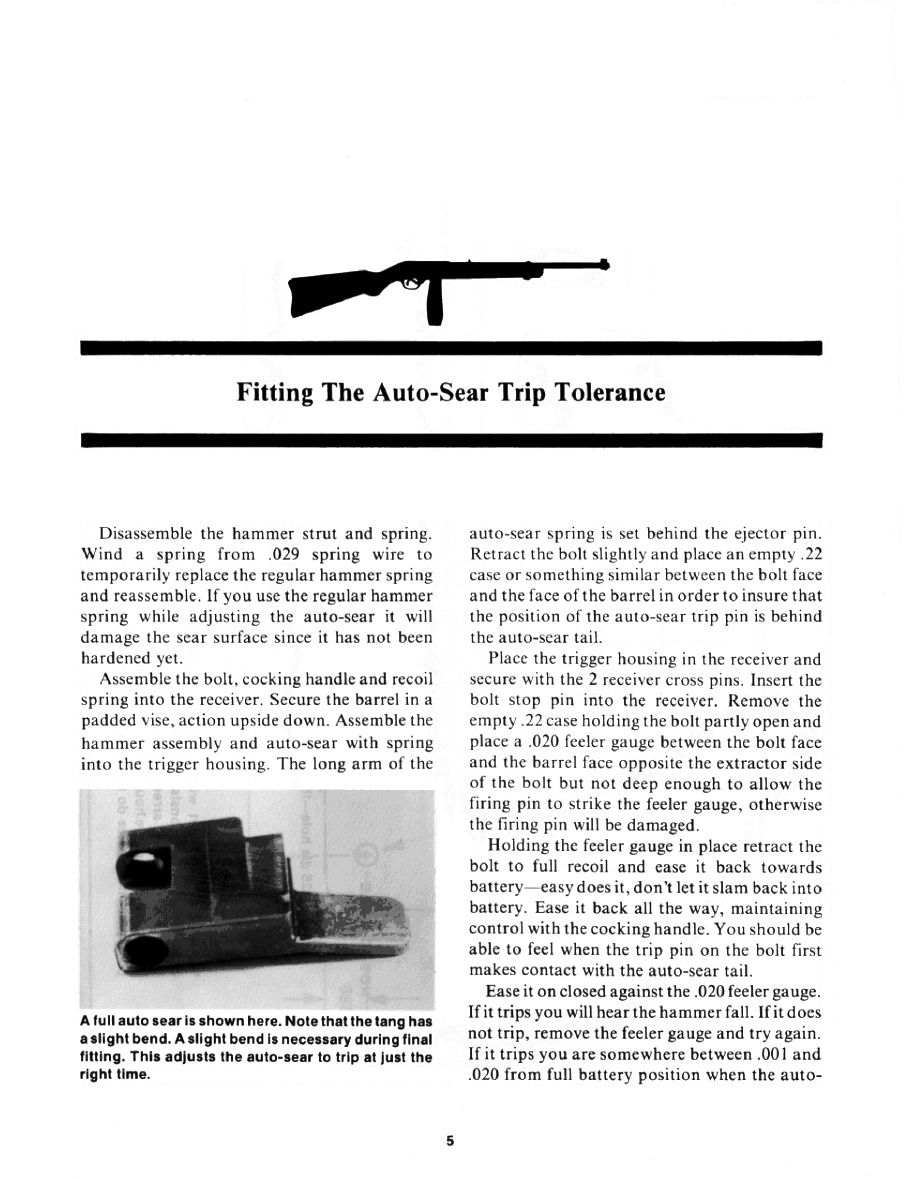 How To Make A Ruger 10 22 Select Fire Pin on Ruger 10/22