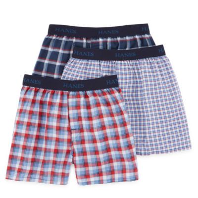Hanes Big Boys Ultimate Tartan Boxer