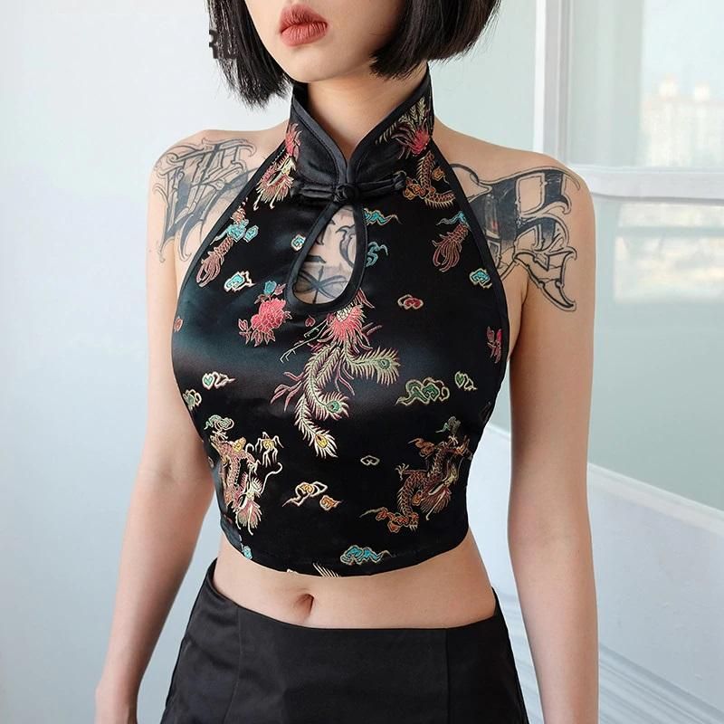 JAPANESE STYLE BLACK SEXY CROP TOP JAPANESE STYLE BLACK SEXY CROP TOP