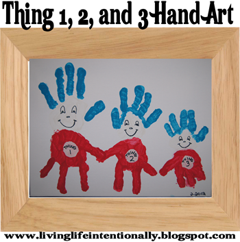Thing And 3 Hand Art Project Perfect Craft For DrSeuss Thing And 3 Hand Art Project Perfect Craft For DrSeuss