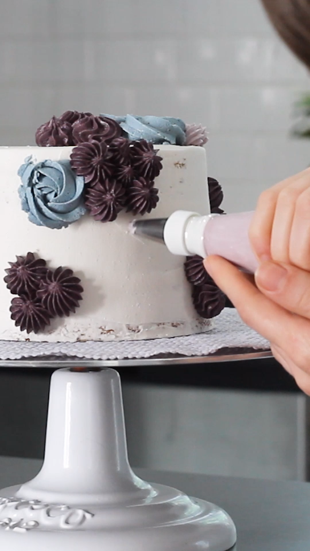 Star Tip Cake Decorating #cakedecoratingvideos