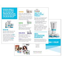 the product lines rodan fields tri fold brochure rodan and fields product catalog