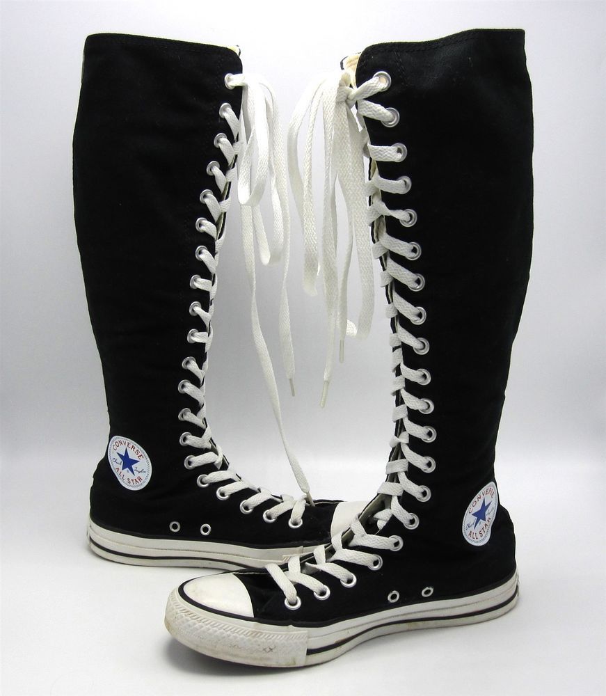 Converse All Star Shoes Chuck Taylor Knee High Top Black Converse All Star Shoes Chuck Taylor Knee High Top Black