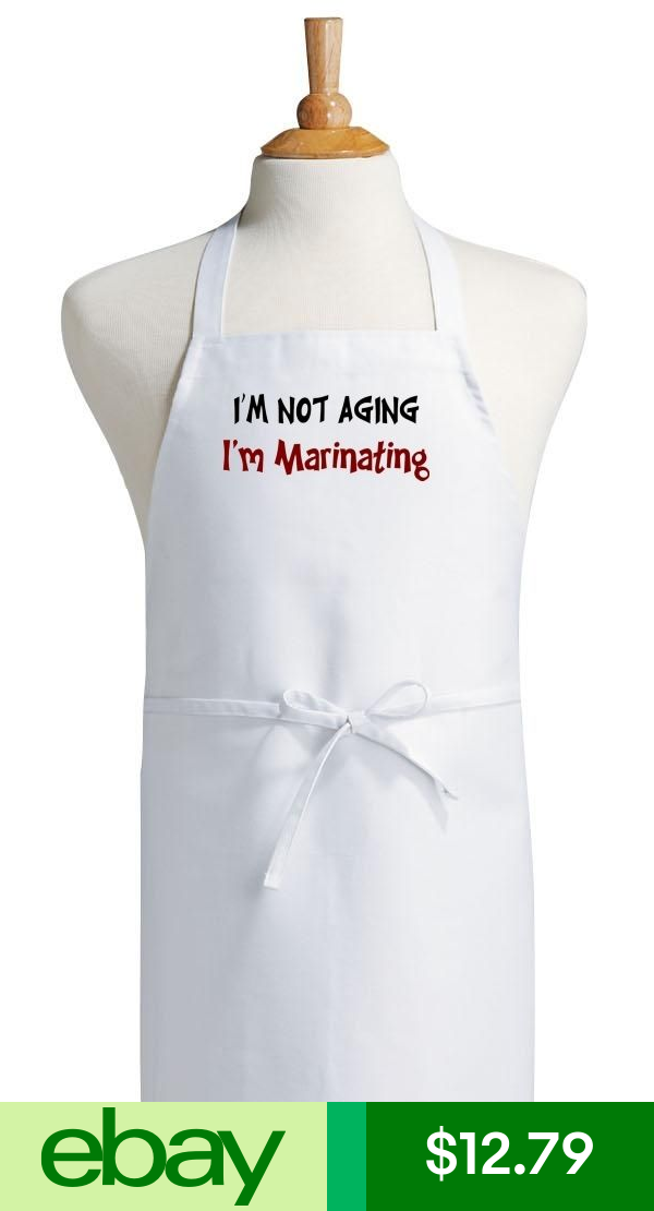 Novelty Aprons I/'m Aging Like Fine Wine Funny Cooking Apron Chef Bib Aprons