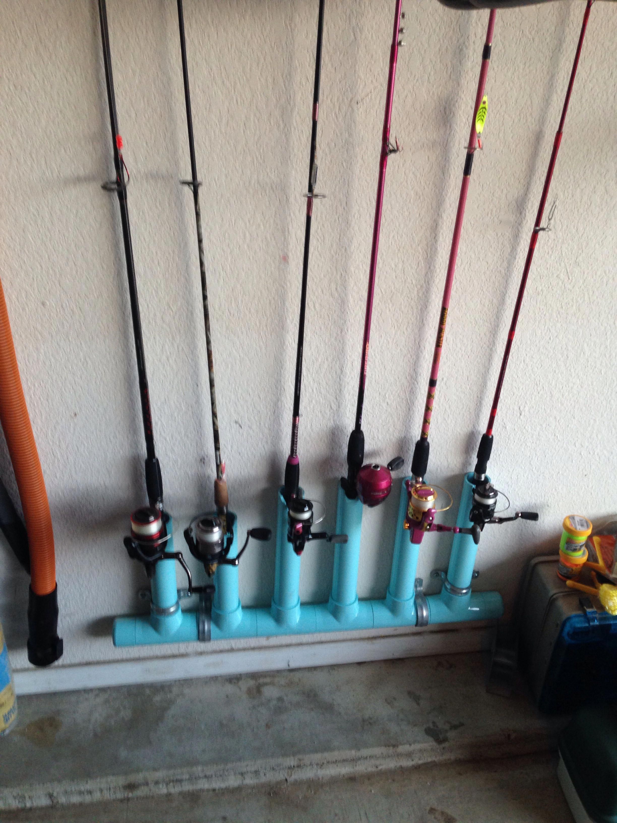 PVC Fishing Rod Rack : 4 Steps (with Pictures) Instructables PVC Fishing Rod Rack : 4 Steps (with Pictures) Instructables