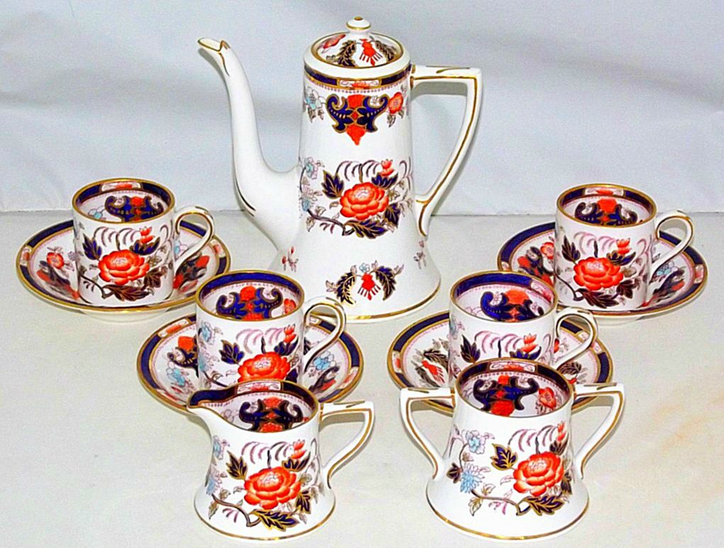 For At Www Cakestandland Co Uk Crown Staffordshire Coffee Set For At Www Cakestandland Co Uk Crown Staffordshire Coffee Set