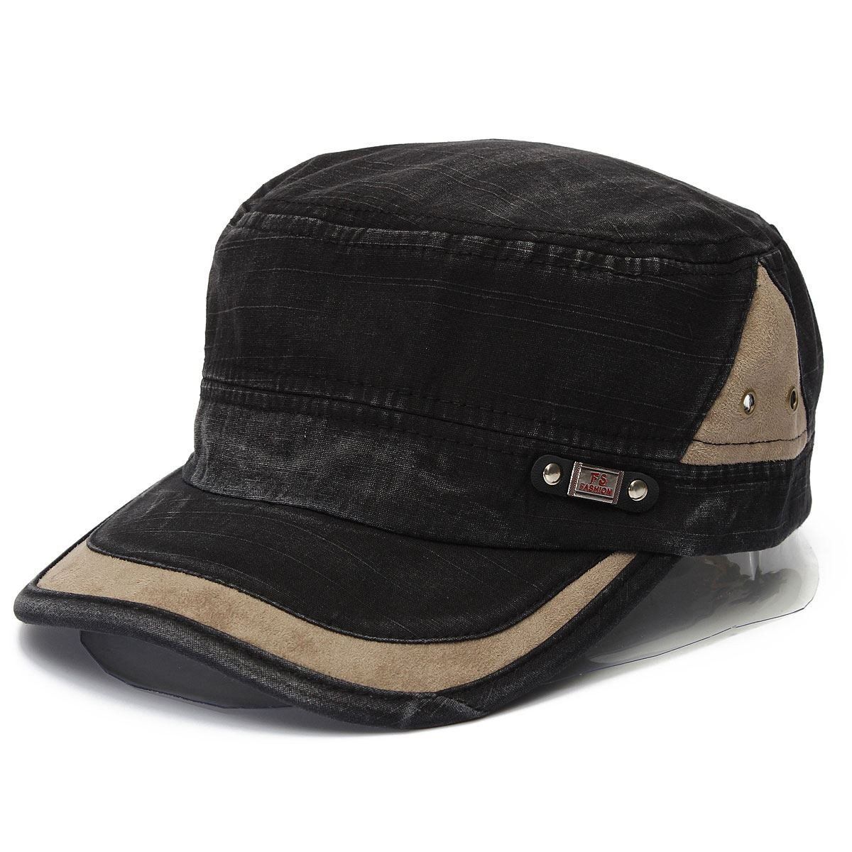 Fashion Cotton Military Hats For Men Women Adjustable Flat Cadet Patrol Caps Hot Fashion Cotton Military Hats For Men Women Adjustable Flat Cadet Patrol Caps Hot