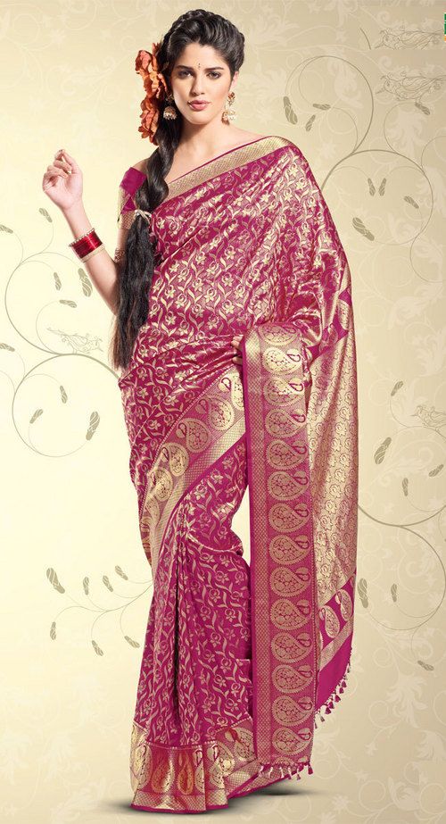 amazon silk saree price
