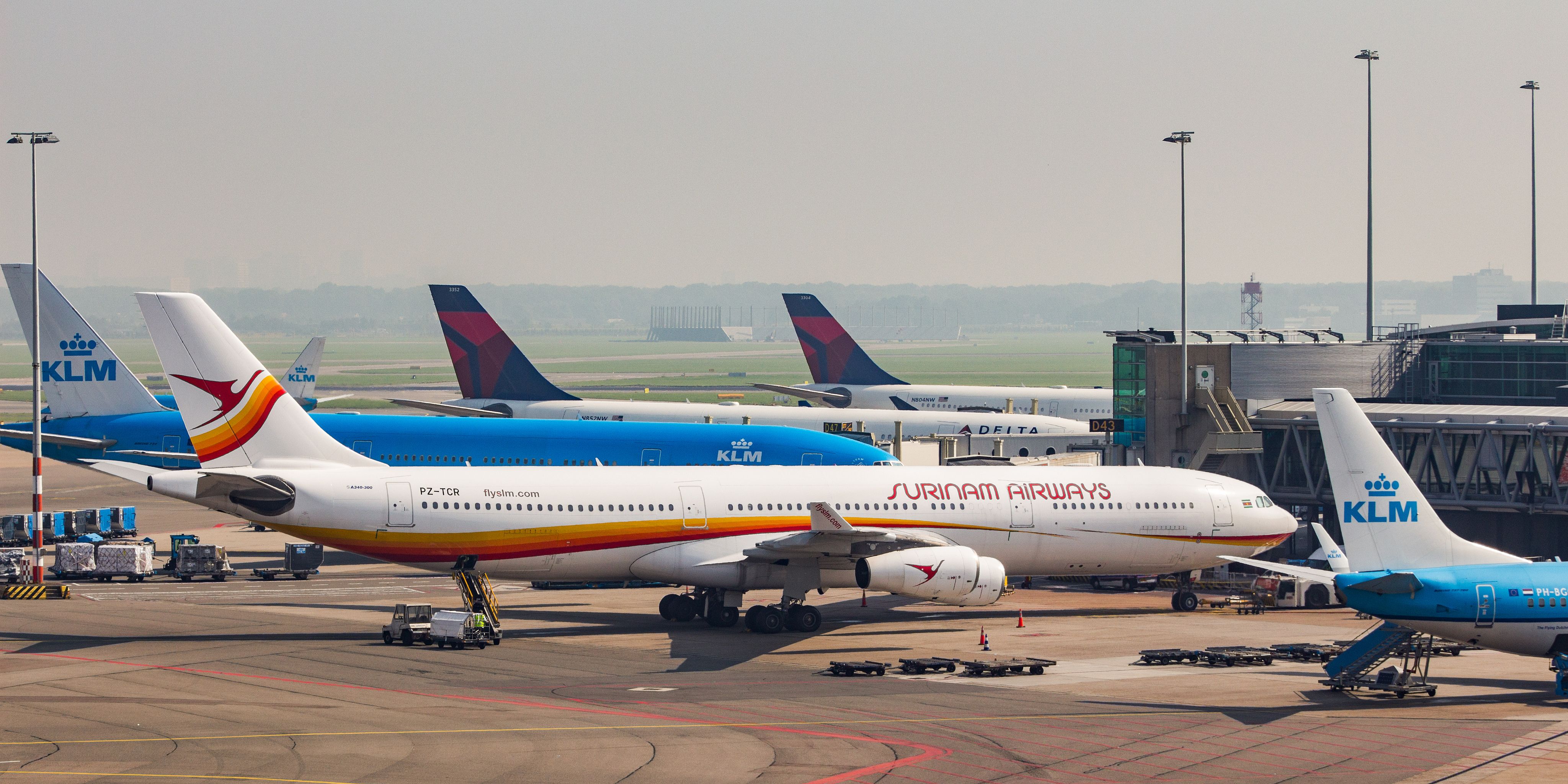 Amsterdam Schiphol Airport 29 08 2017 Air Mauritius Amsterdam