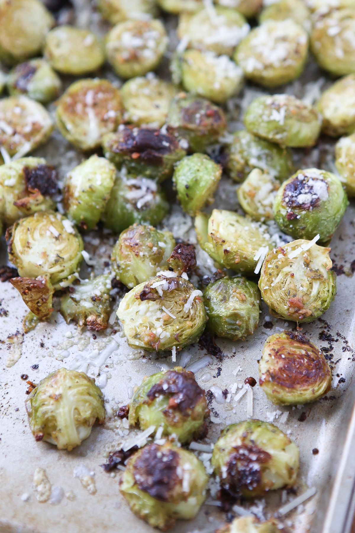 Pesto Roasted Brussels Sprouts Pesto Roasted Brussels Sprouts