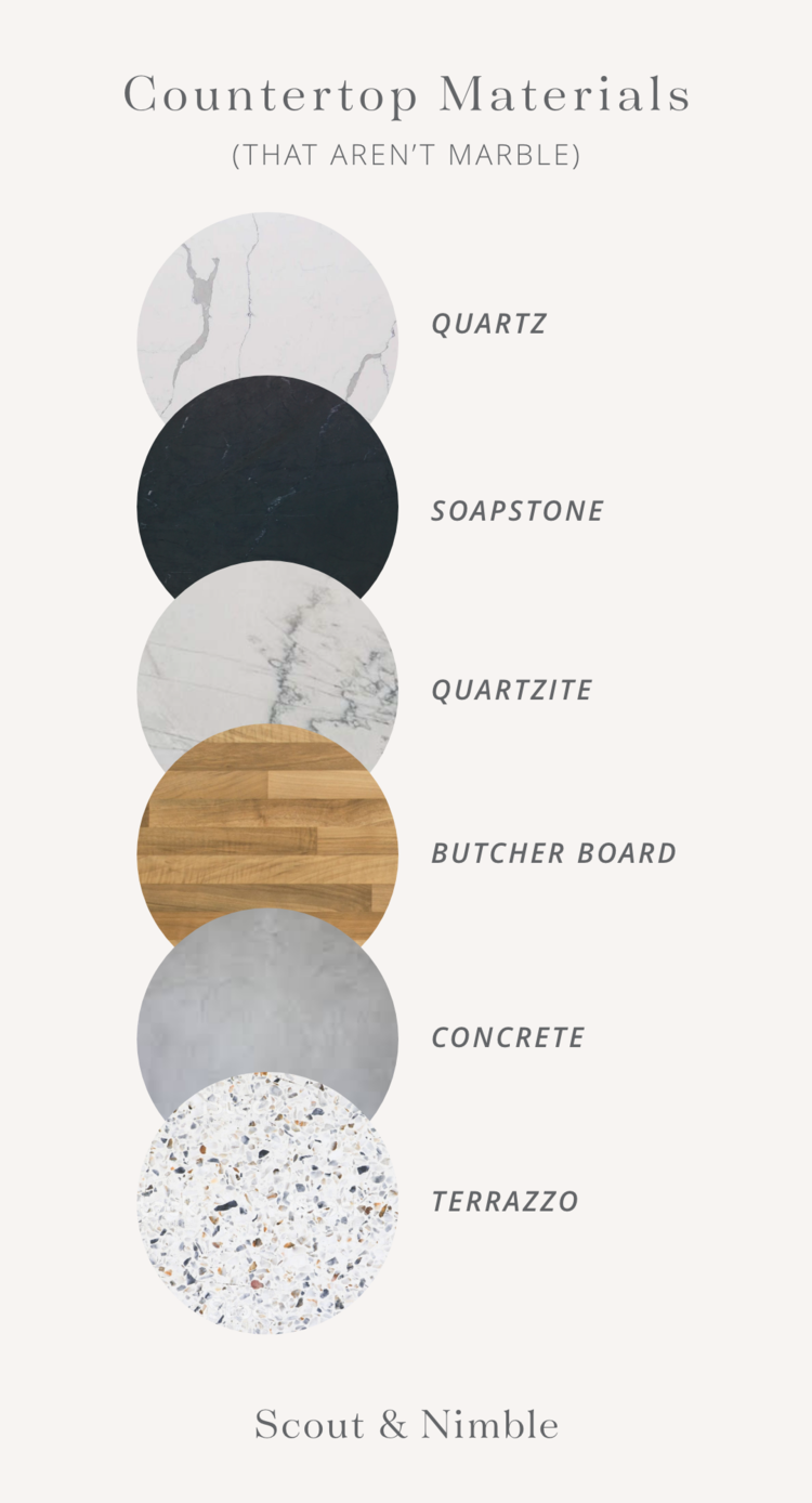Move Over, Marble! | 6 Countertop Materials to Consider for Your Home — Scout & Nimble Interior Design Boards, Interior Design Mood Board, Furniture Design, Interior Design Guide, Moodboard Interior Design, Interior Design Sketches, Interior Concept, Interior Details, Interior Styling