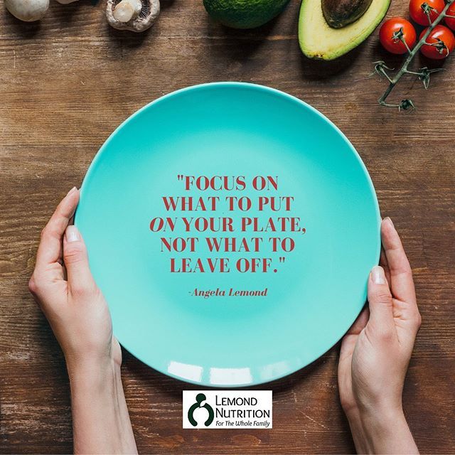 At Lemond Nutrition We Believe In Helping You Find Foods To Eat Rather Than Telling You What Not
