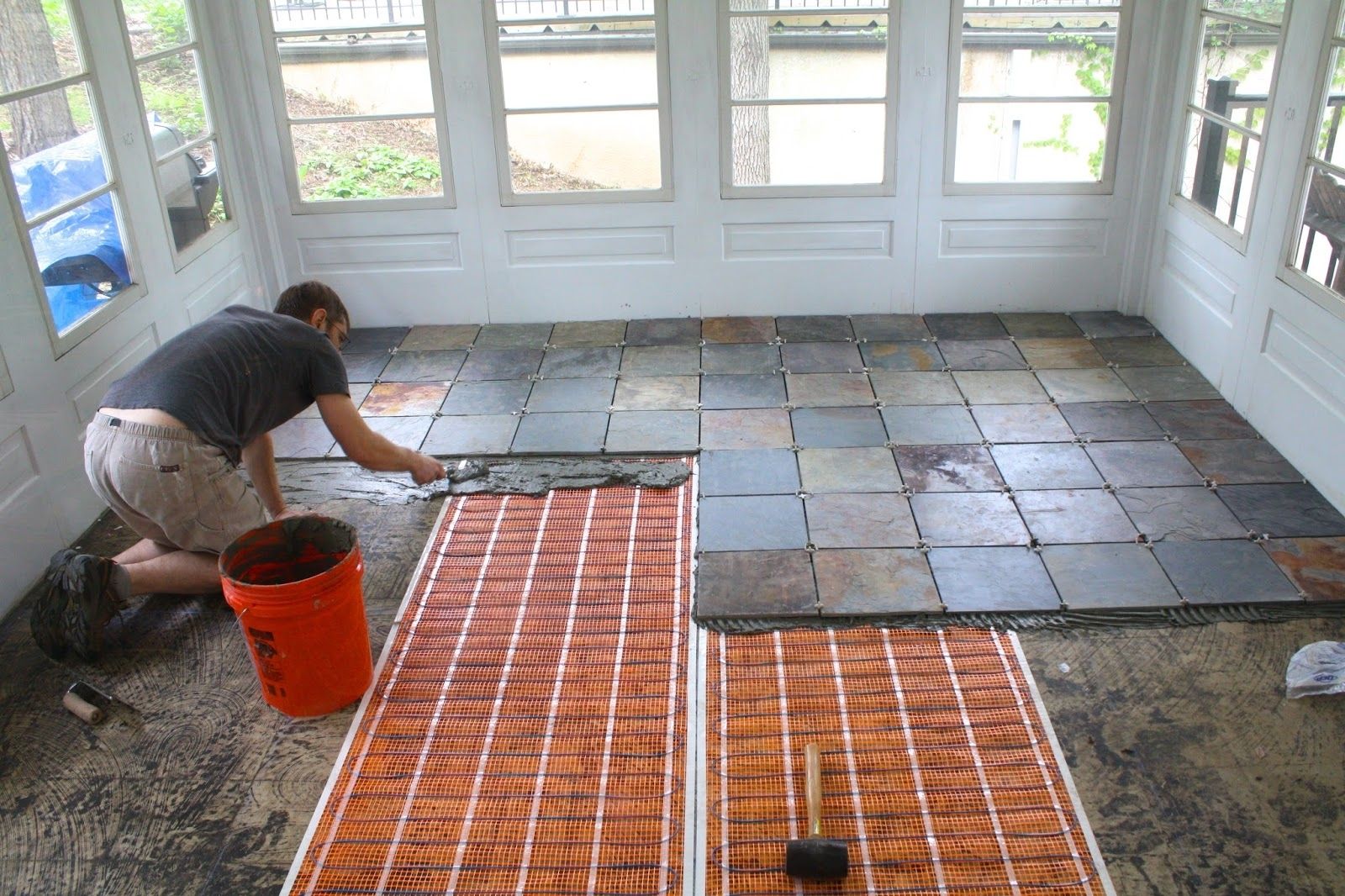 Front Porch Tile Flooring Ideas Cool Screened Porch Flooring Ideas