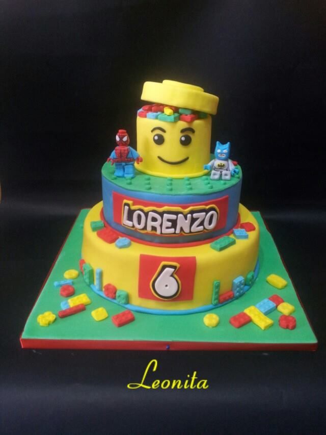 Lego Cake Torte, Decorazioni in pasta di zucchero, Pasta
