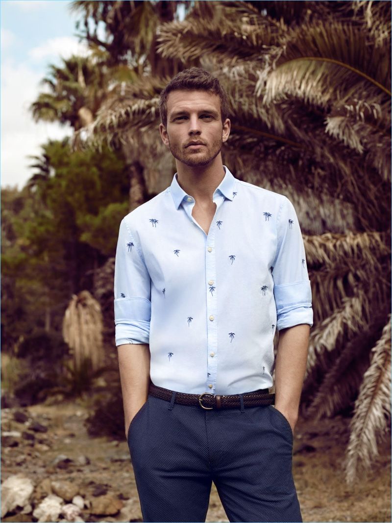 Baptiste Radufe Benjamin Eidem Connect With Lufian For Sleek Spring Outing Formal Shirts For Men Stylish Mens Fashion Formal Men Outfit