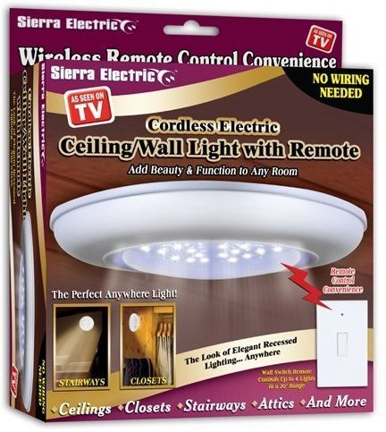 Ceiling Wall Light W Remote Case Pack 48 Sku Pas1121762 By Sre 904 01 100 Satisfaction Guaranteed Wireless Lighting Ceilings Closet Lights Ceiling Wall Light W Remote Case, Wireless Ceiling Wall Light With Remote Control Switch