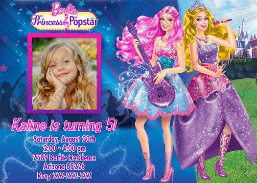 barbie princess popstar