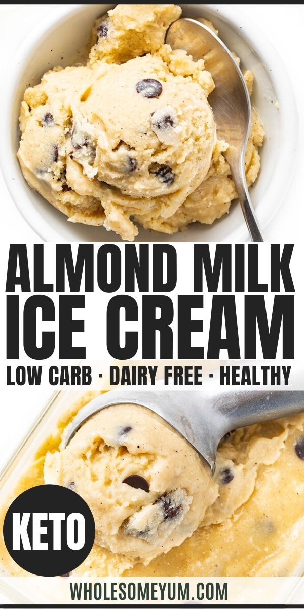 Sugar Free Almond Milk Ice Cream Recipe Wholesome Yum Almond Milk Sugar Free Almond Milk Ice Cream Recipe Wholesome Yum Almond Milk