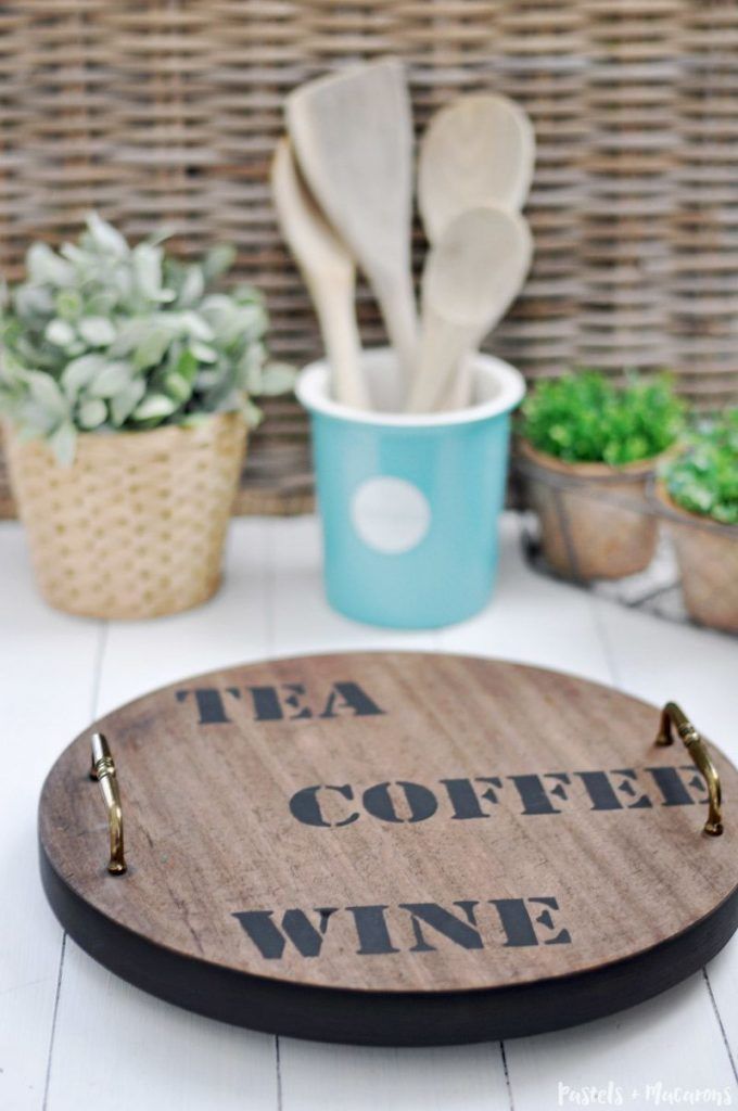 How To Make A DIY Lazy Susan From An Old Stool Diy lazy