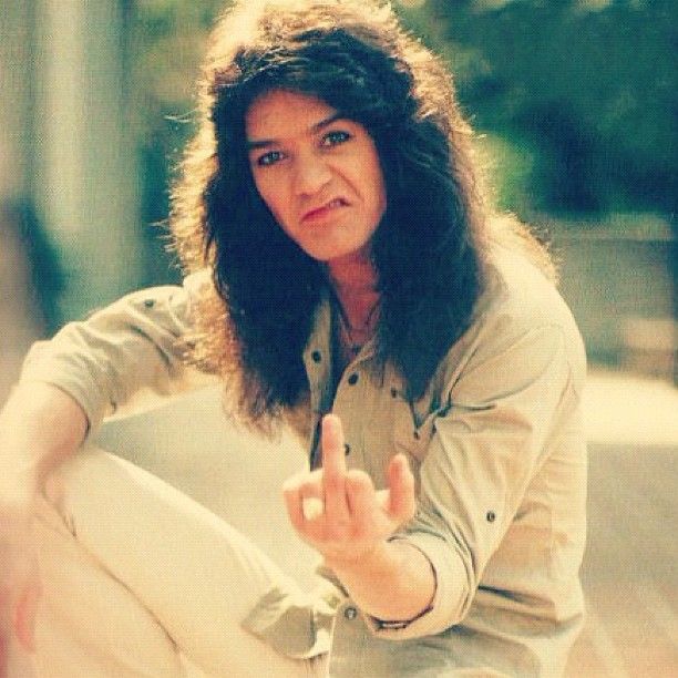 Eddie Van Halen lead guitarist keyboardist and co founder of Van