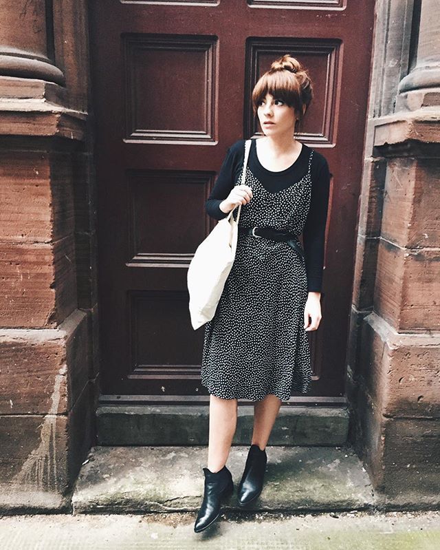 I look like a little rained on woodland creature but I liked this outfit