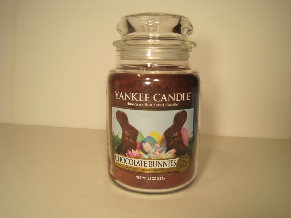 22 oz Yankee Candle /"Chocolate Bunnies/" Collector/'s Edition