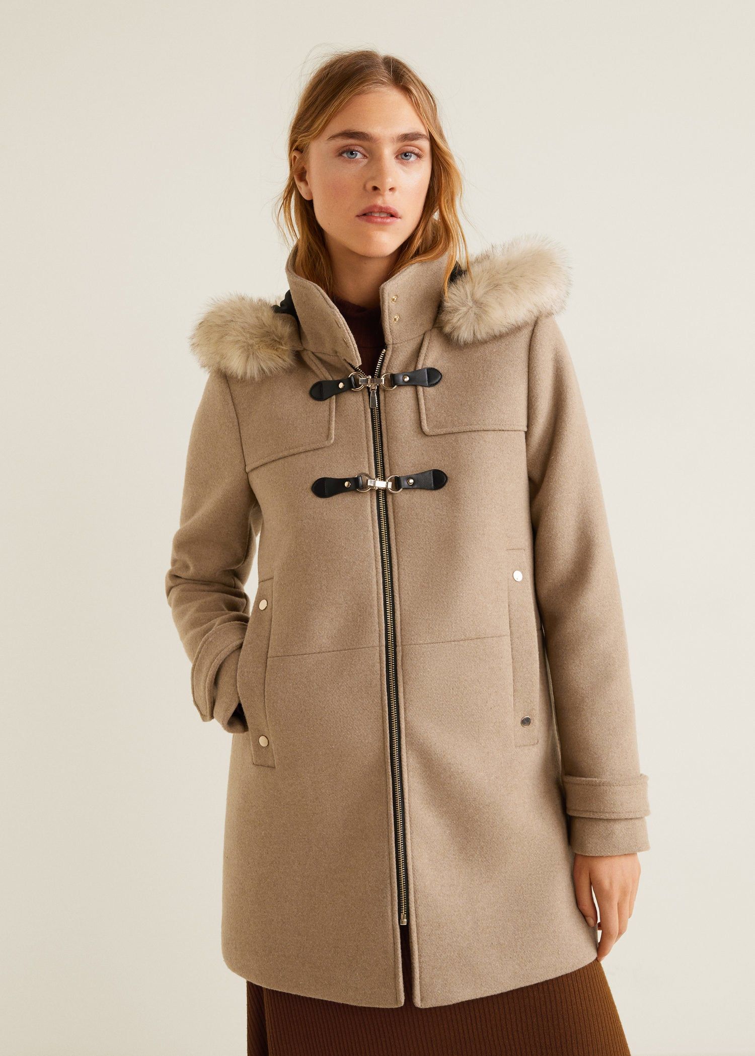 manteau parka femme mango