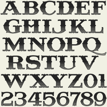 block lettering style