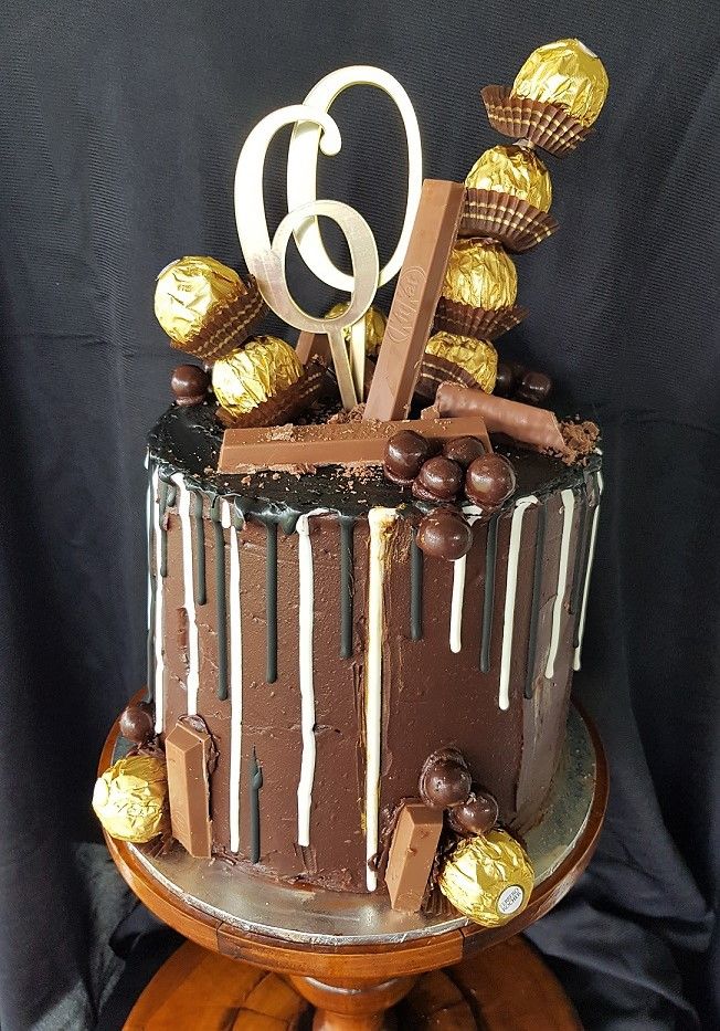 60th Birthday cake • Blissful Bites Torte, Decorare torte, Compleanno