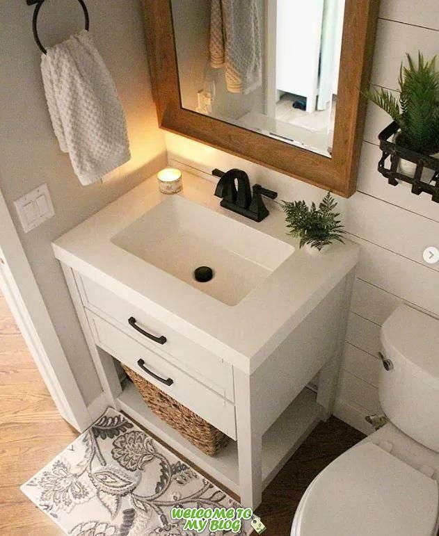 Lavabo pequeño, idea. Guest bathroom small, Small bathroom vanities, Powder room vanity Lavabo pequeño, idea. Guest bathroom small, Small bathroom vanities, Powder room vanity