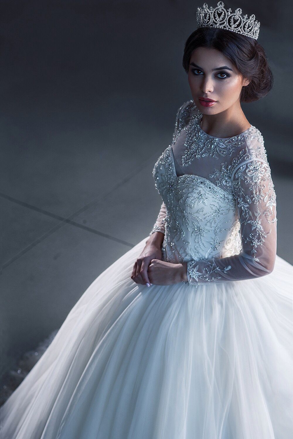 Autumn Silk Bridal Long sleeve