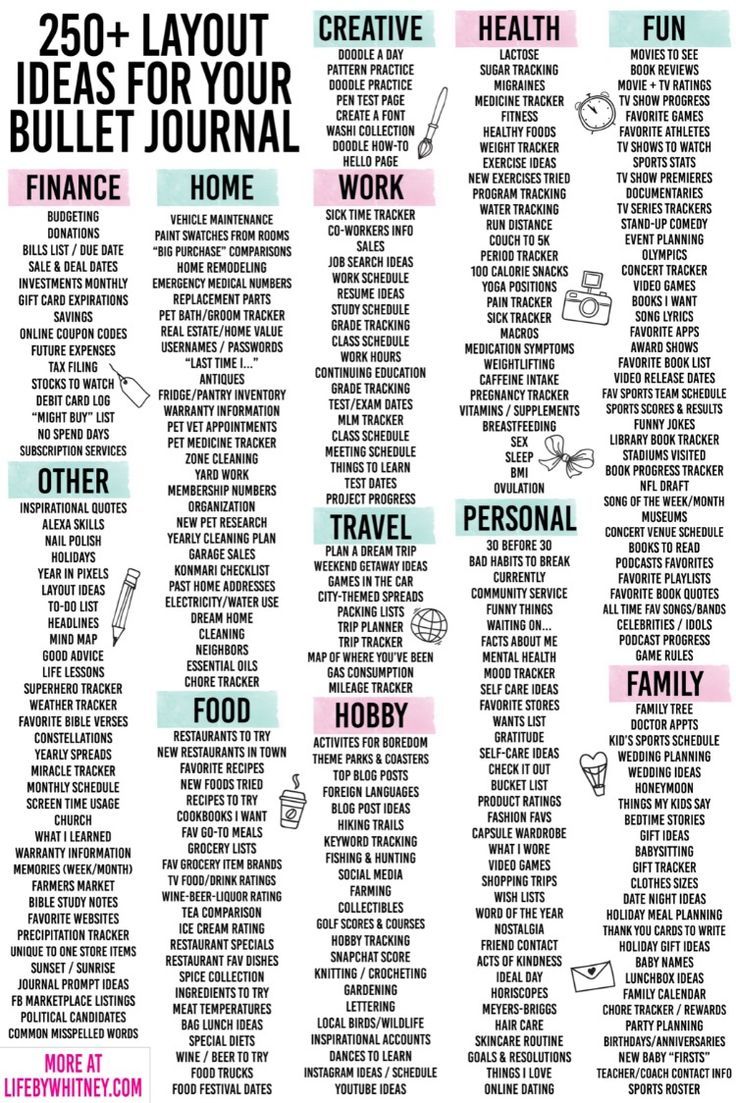 Need some bullet journal inspiration? 🖍️Discover 279 collection ideas for your bullet journal. Get the most out of your bullet journal by tracking everything from finance to habits to health and food! . #bulletjournal #planners #plannercommunity #plannerideas #bujo #lifebywhitney Bullet Journal Doodles, Bullet Journal 2019, Bullet Journal Notebook, Bullet Journal Inspo, Bullet Journals, Bullet Journal With Onenote, Bullet Journal Ideas Pages Inspiration Quotes, Bullet Journal Layout Ideas, Bullet Journal Project Planning