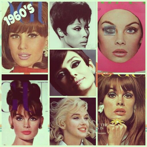 1960 S Makeup Mood Board 1960s Makeup Creative Makeup Mood Board