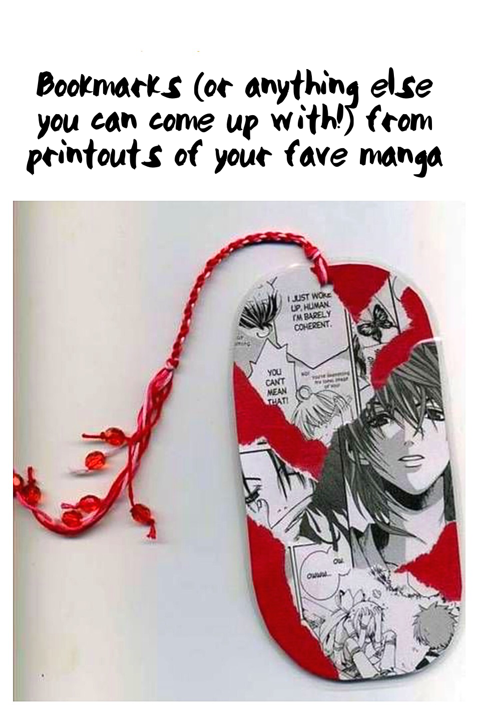 More mod podge | Manga gift, Simple anime, Anime crafts