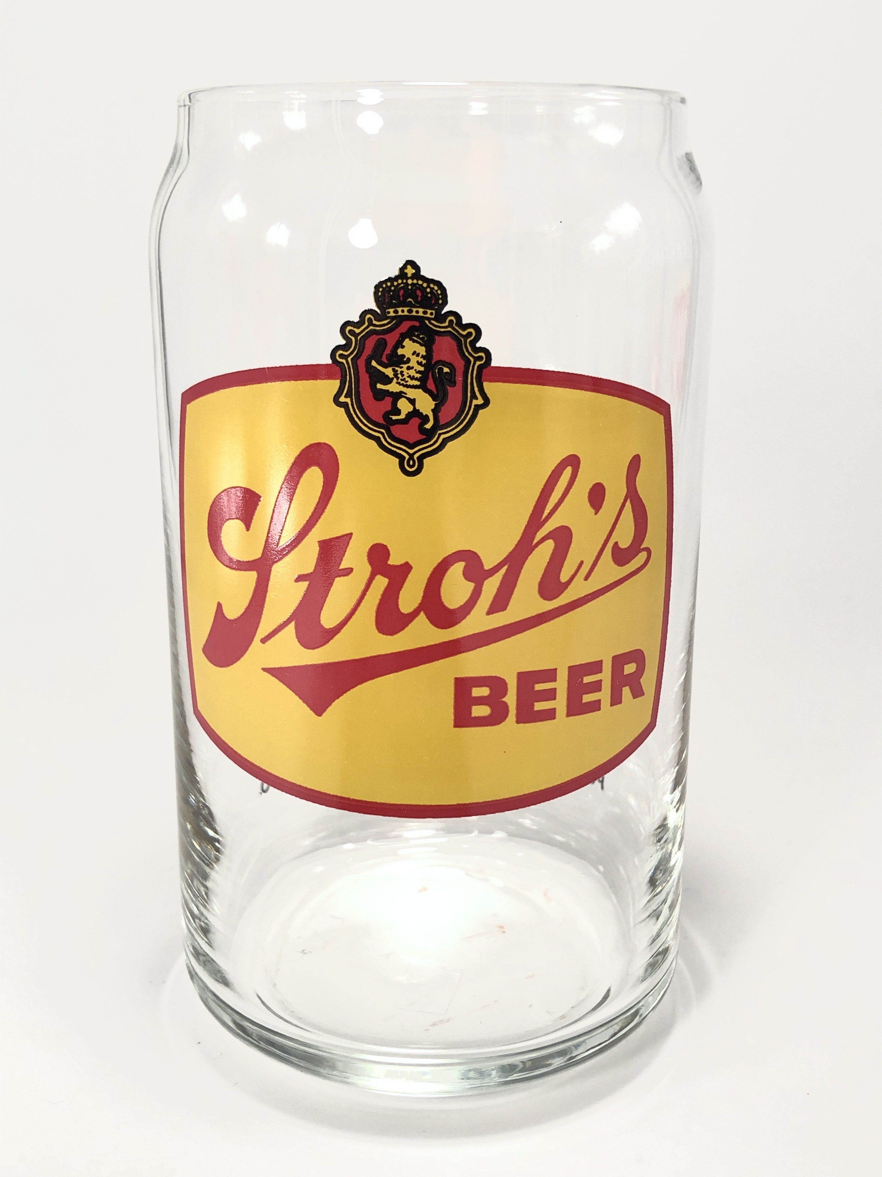 Retro Stroh s 16 Oz Beer Can Glass Beer Beer Can Canning 12-oz-in-ml-convert-12-oz-to-ml-summer-yule-nutrition-and-recipes
