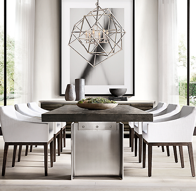Beam Rectangular Dining Table Room Design Modern Beam Rectangular Dining Table, How To Decorate A Rectangular Dining Room Table