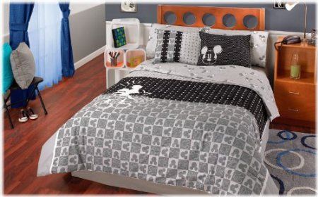 Com Disney Mickey Mouse Complete 8 Pc Comforter Set Queen Home Kitchen Sets Bedding Childrens Comforters Com Disney Mickey Mouse, Disney Bed Sheets Queen Size