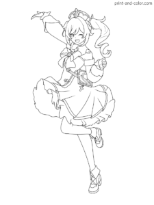 GENSHIN IMPACT COLORING PAGES Coloring pages Indie drawings Anime
