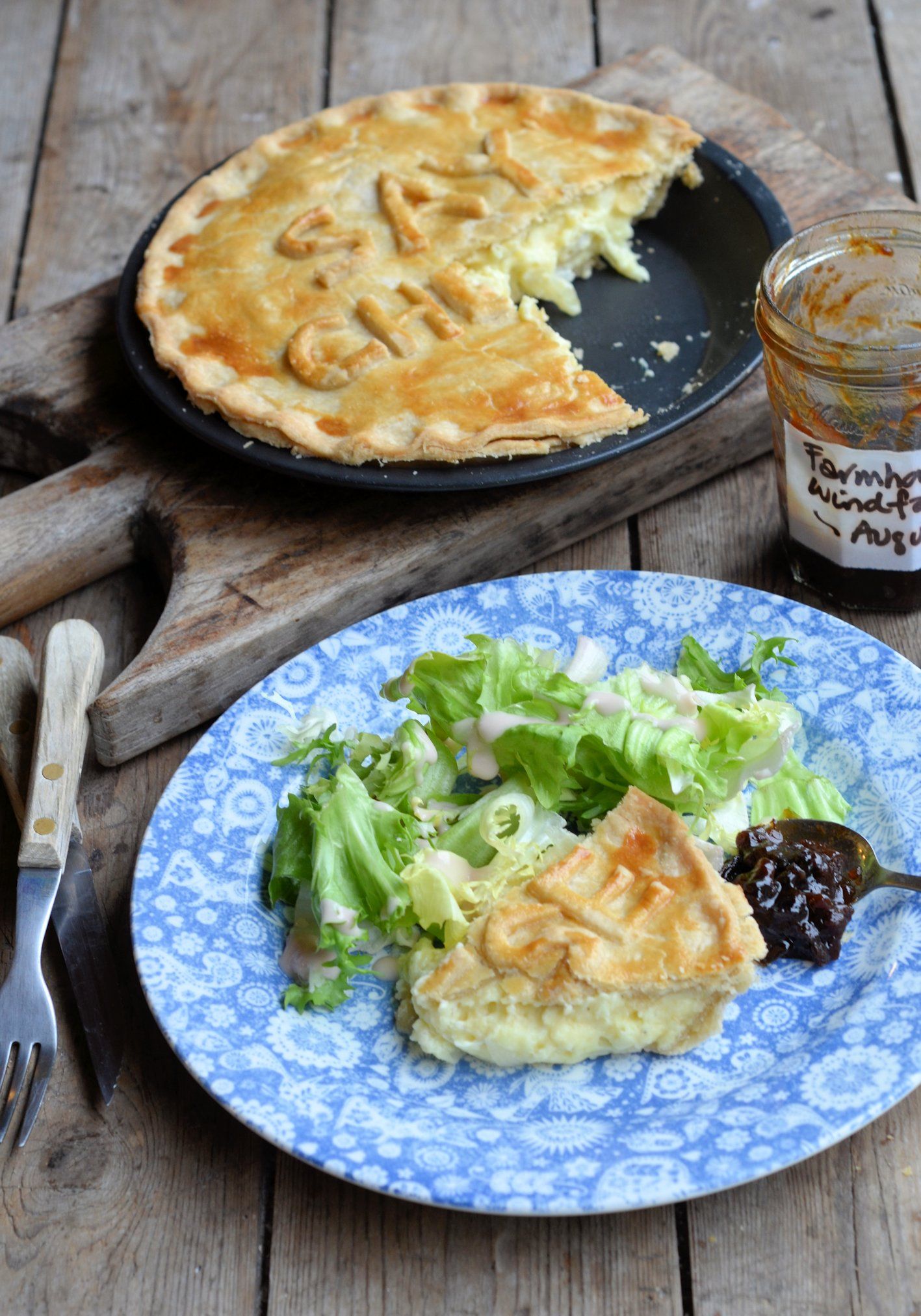 Say Cheese! Cheese, Onion and Potato Pie Recipe for British Pie Week