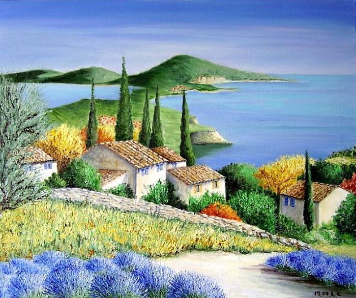 Image associée modèles tableaux Peinture paysage Image associée modèles tableaux Peinture paysage