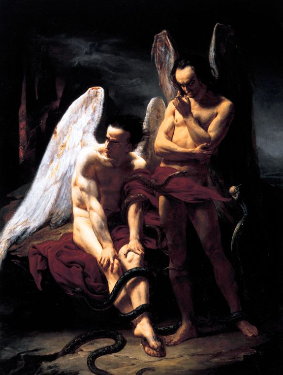 images The Fallen Angel Painting pin on chinese new year
