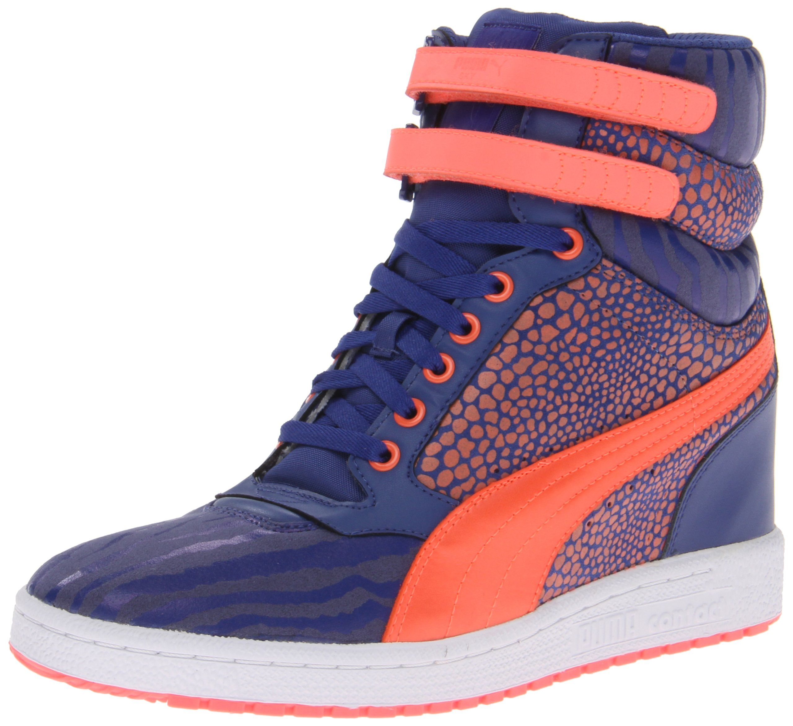 Amazon.com: PUMA Women's Sky Wedge Reptile Fashion Sneaker, Black ... Amazon.com: PUMA Women's Sky Wedge Reptile Fashion Sneaker, Black, 8.5 B