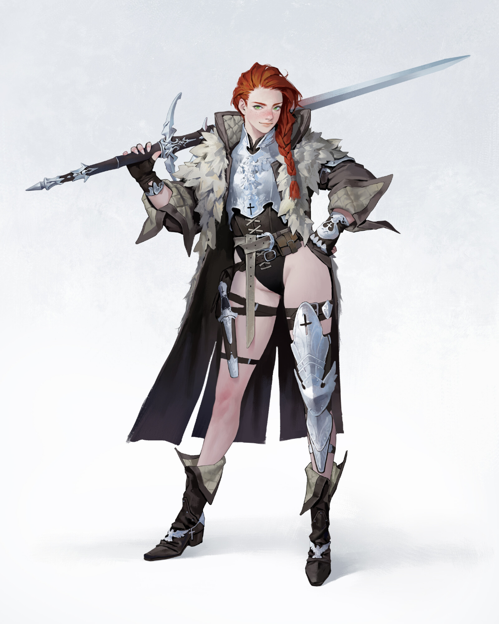 Artstation Mercenary Work Man 女性騎士 剣士 イラスト ファンタジー戦士 Artstation Mercenary Work Man 女性騎士 剣士 イラスト ファンタジー戦士