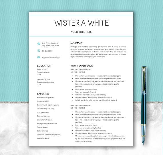 clean resume template cover letter writing tips minimalist