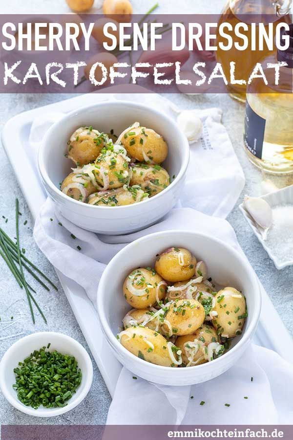 Kartoffelsalat mit Sherry Senf Dressing - emmikochteinfach