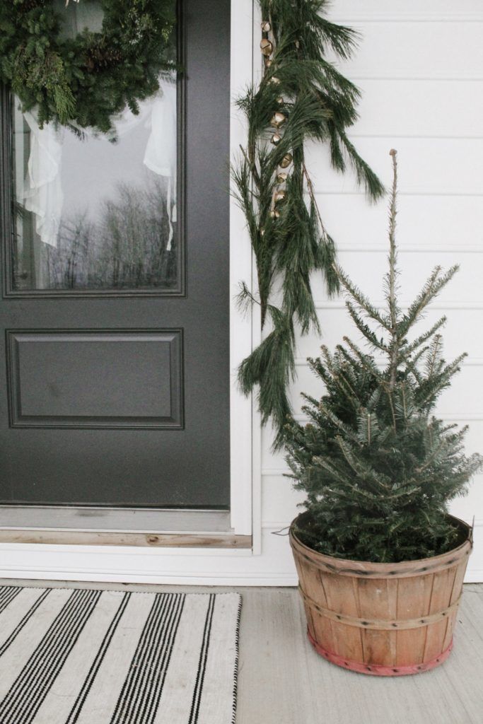 Jingle Bell Winter Front Porch Winter front porch, Christmas porch