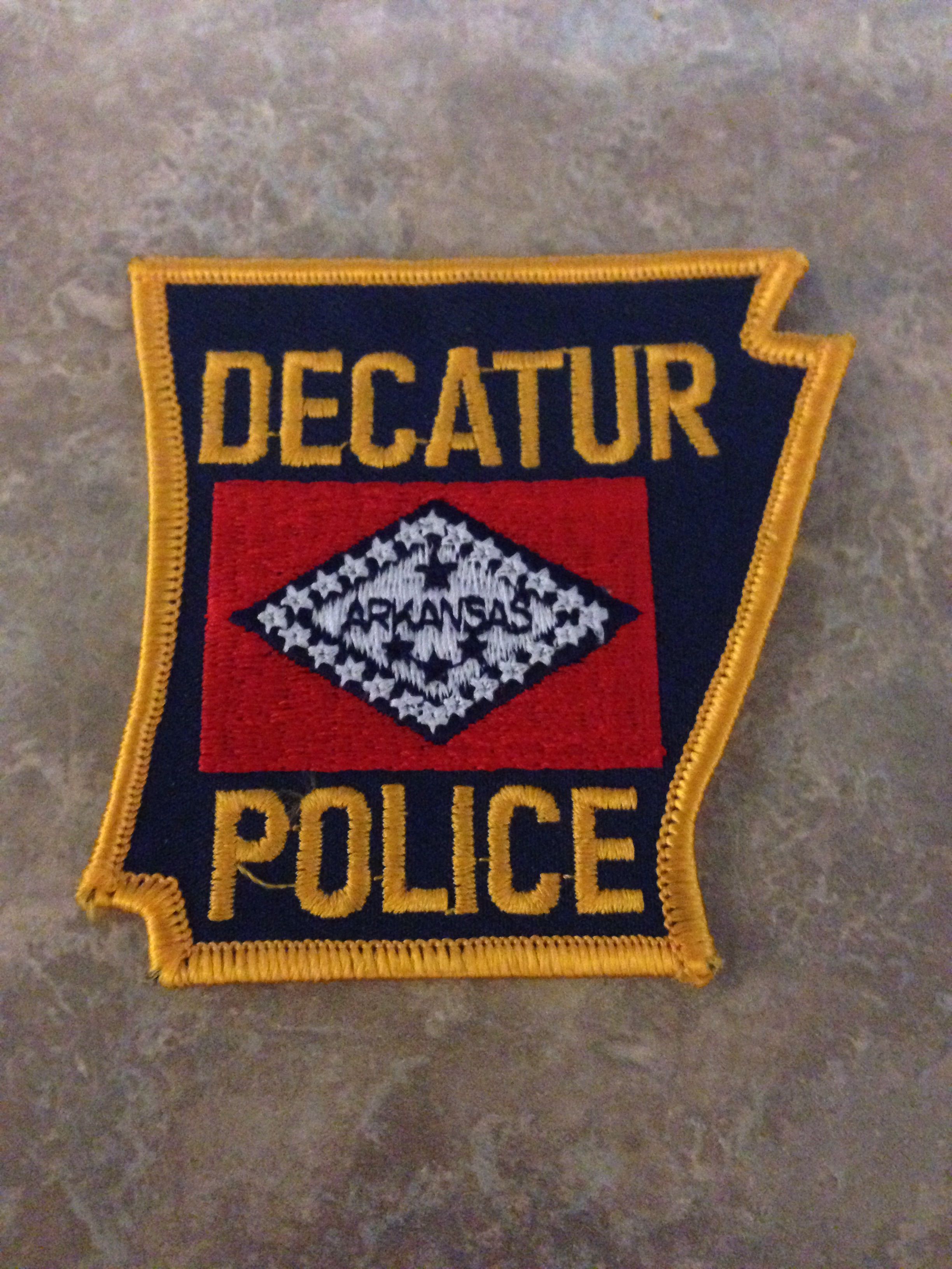 Decatur Police Department Police patches, Police